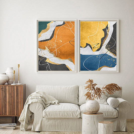 Abstract Multicoloured Wall Art Canvas Print