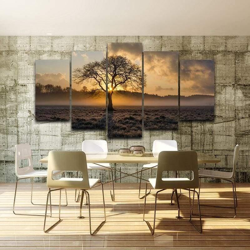 BRUMES - Toile imprimée sur châssis - wallartcorner.co.uk