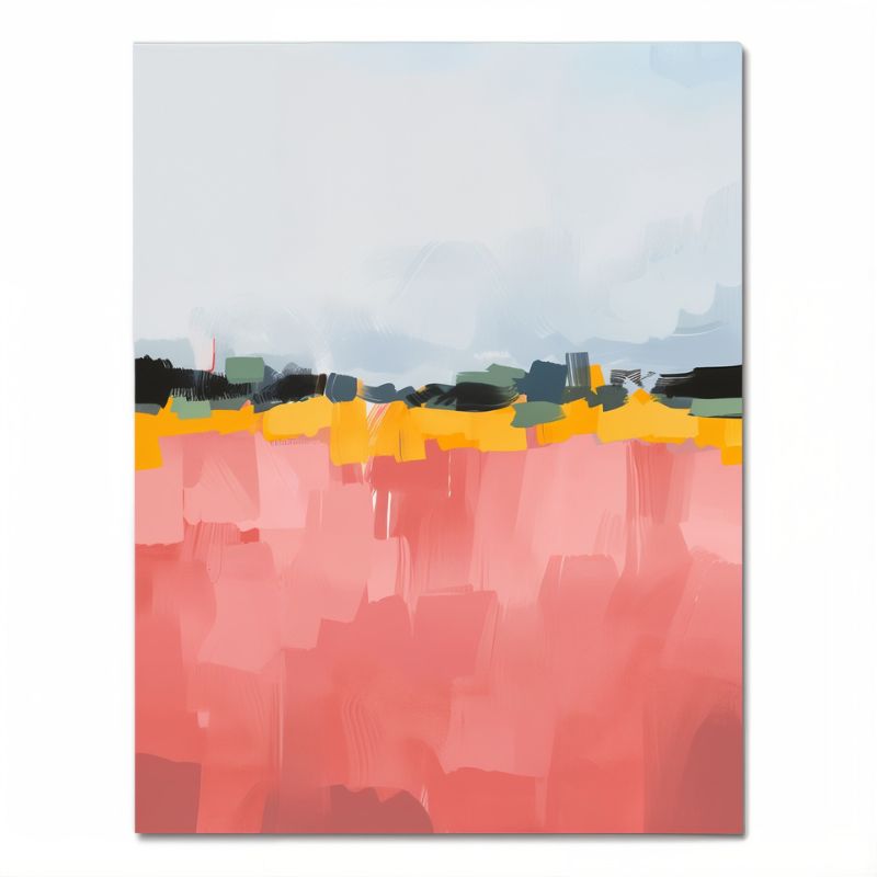 Colourful Minimalist Canvas Print