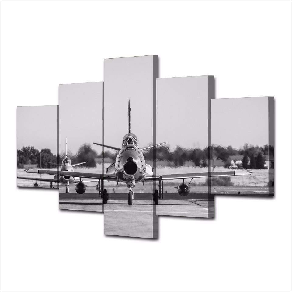 Fighter Jet Taking Off canvas print