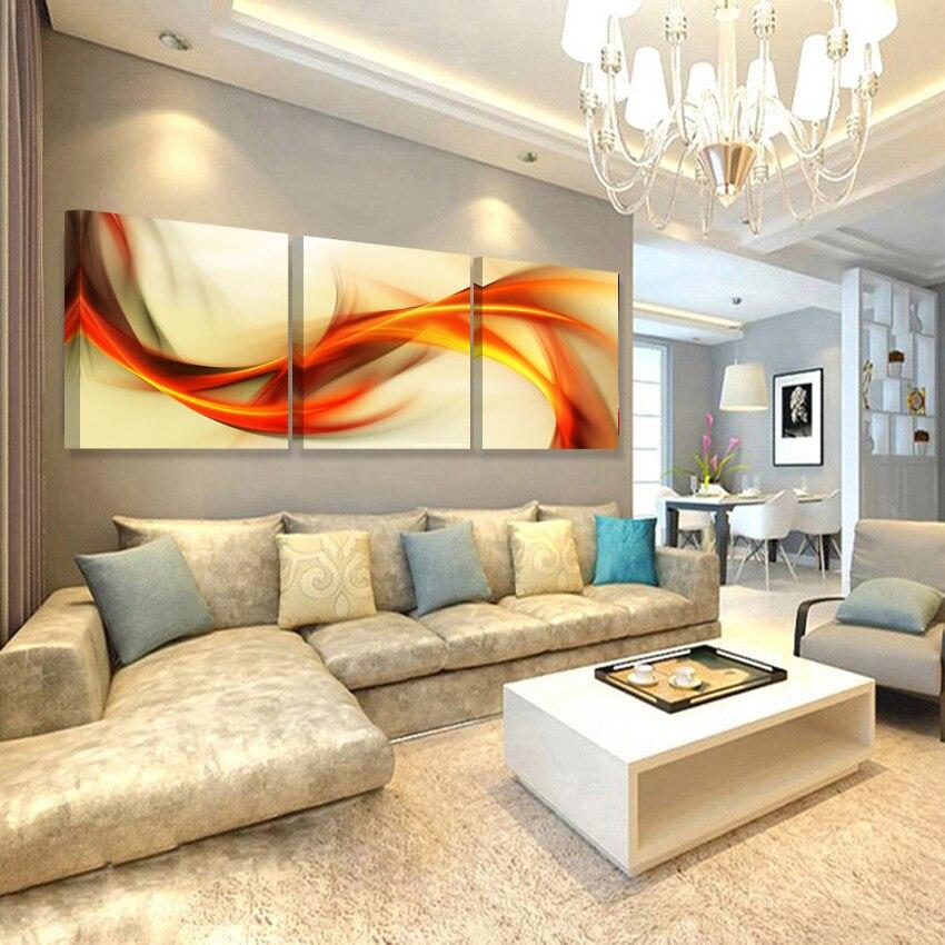 Fluid Lines Canvas Print - Set of 3