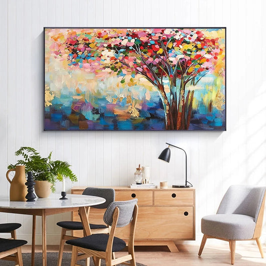 Landscape of Nature Painting Canvas Print