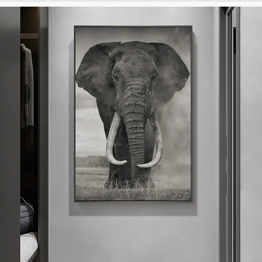 Large Elephant Canvas Print