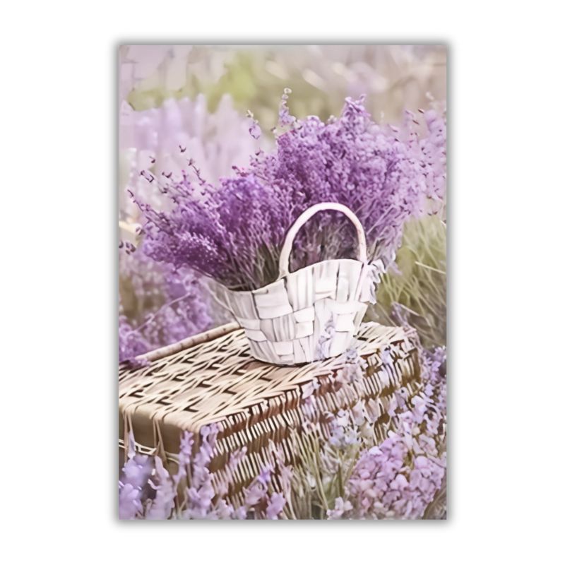 Lavender Wall Art Canvas Print