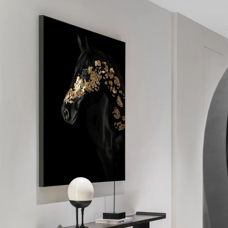 Modern Horse Wall Art Canvas Print