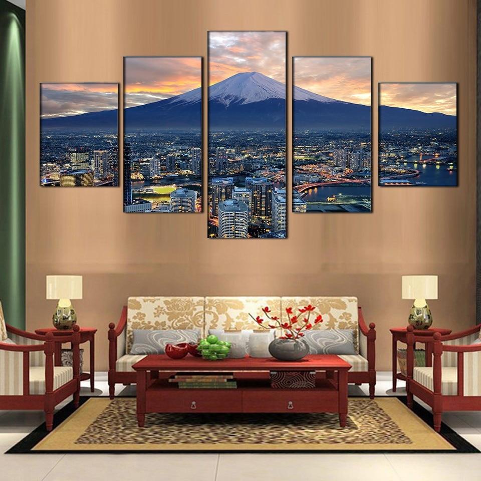 Mount Fuji Japan Wall Art Canvas Print
