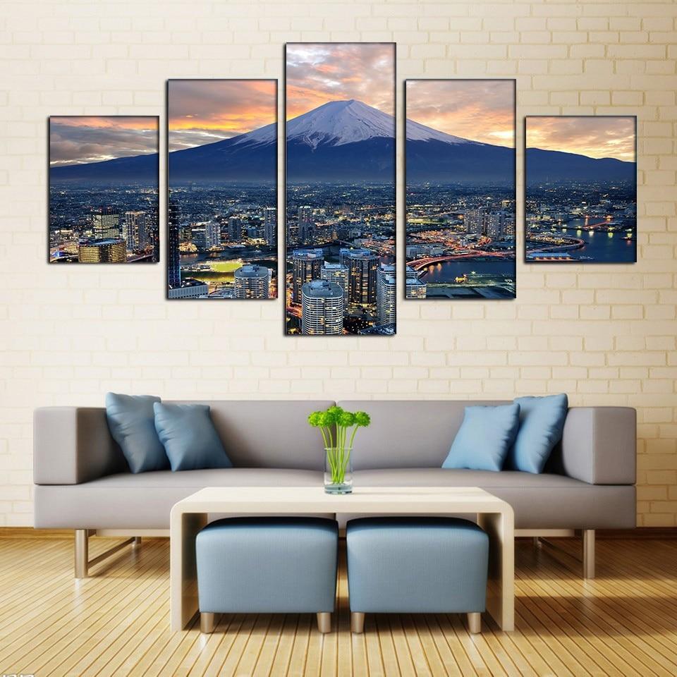 Mount Fuji Japan Wall Art Canvas Print