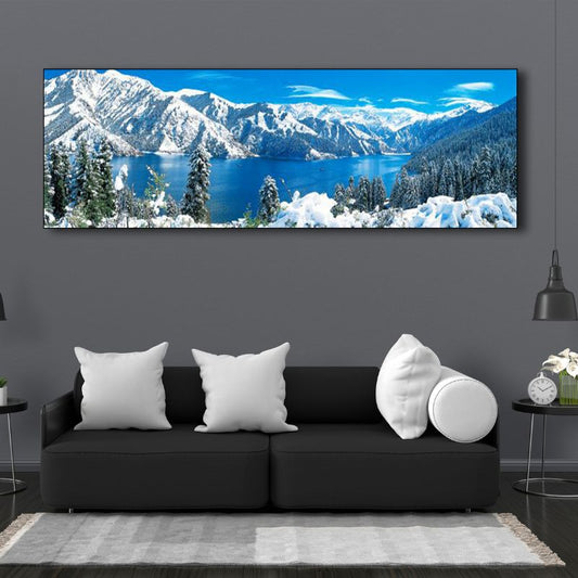 Panoramic Mountain Canvas Print