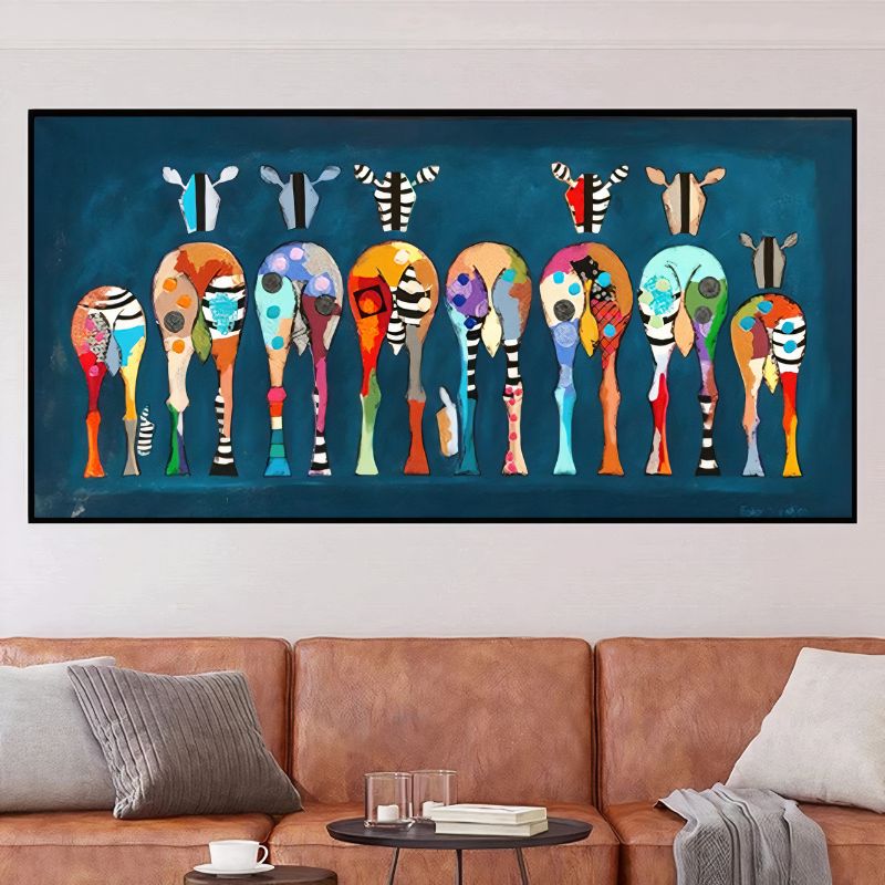 Pop Art Zebra canvas print