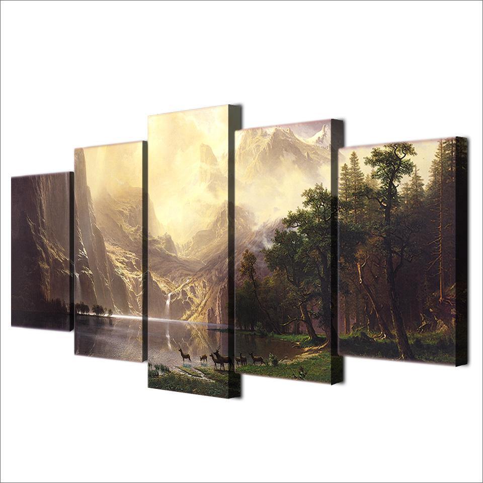 Serene Nature Landscape canvas print