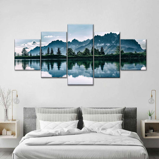 The Mountain Landscape Wall Art Canvas Print