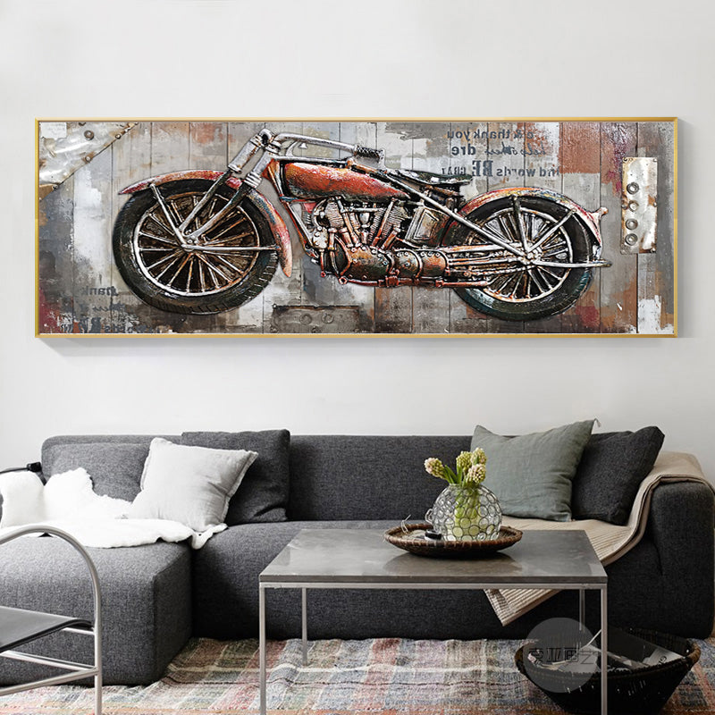 Vintage Motorbike Canvas Print