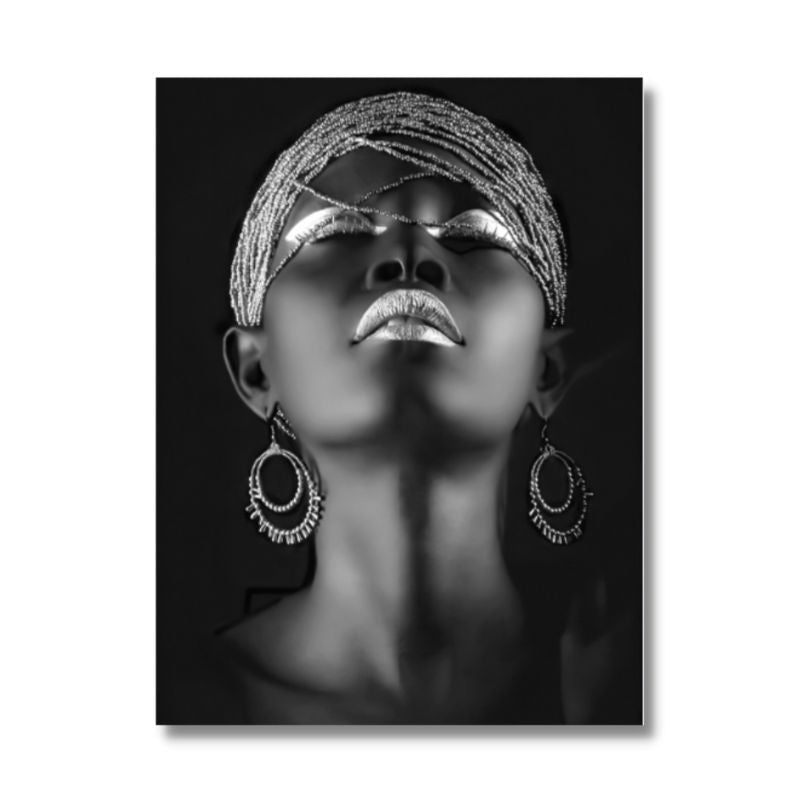 Black Woman Canvas Print