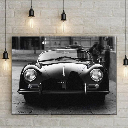 Vintage Porsche Wall Art Canvas Print
