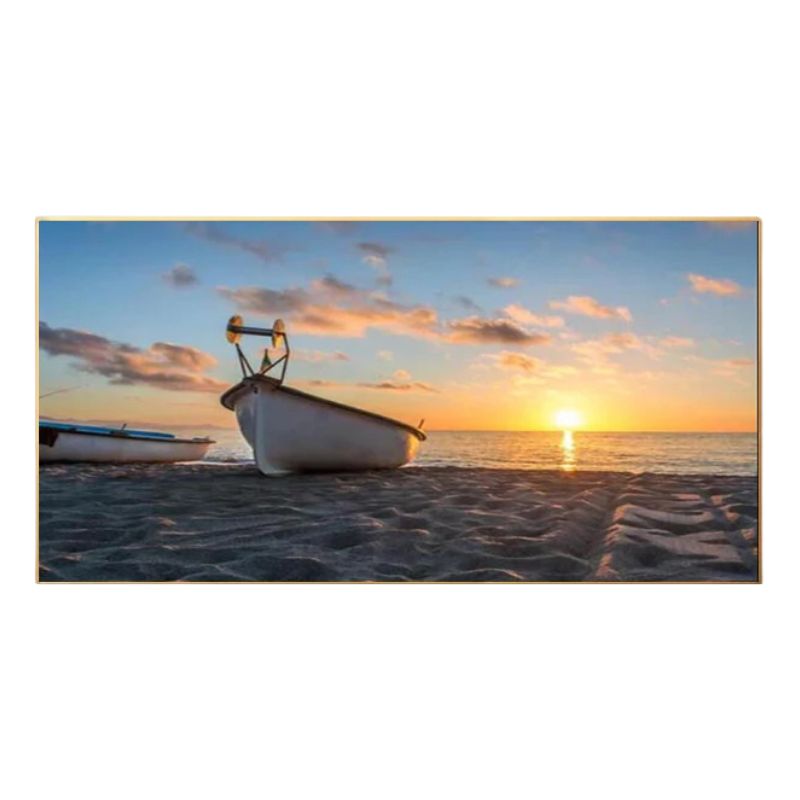 Barque on the Beach Canvas Print