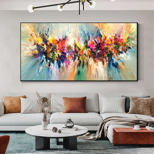 Tableau abstrait street art