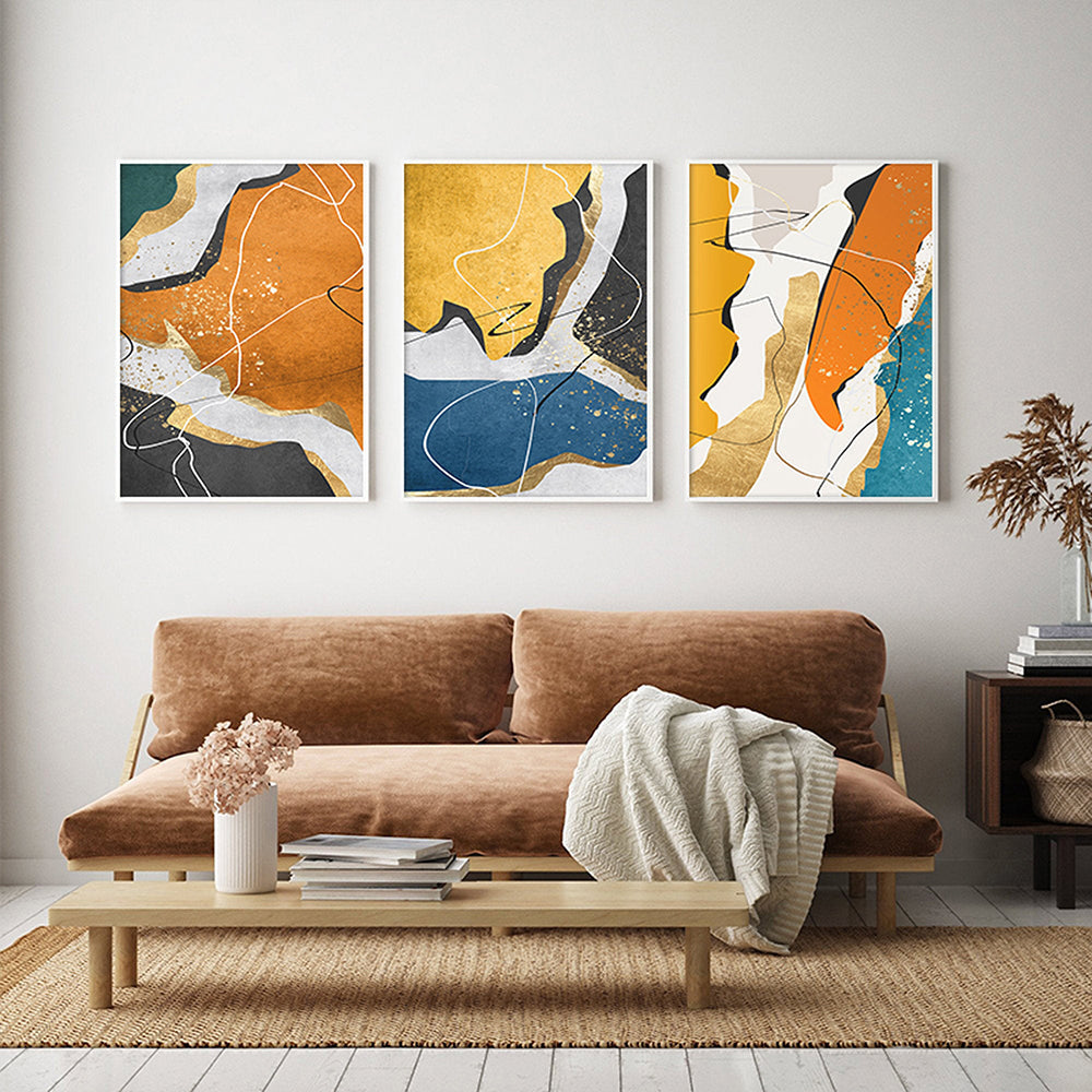 Abstract Multicoloured Wall Art Canvas Print