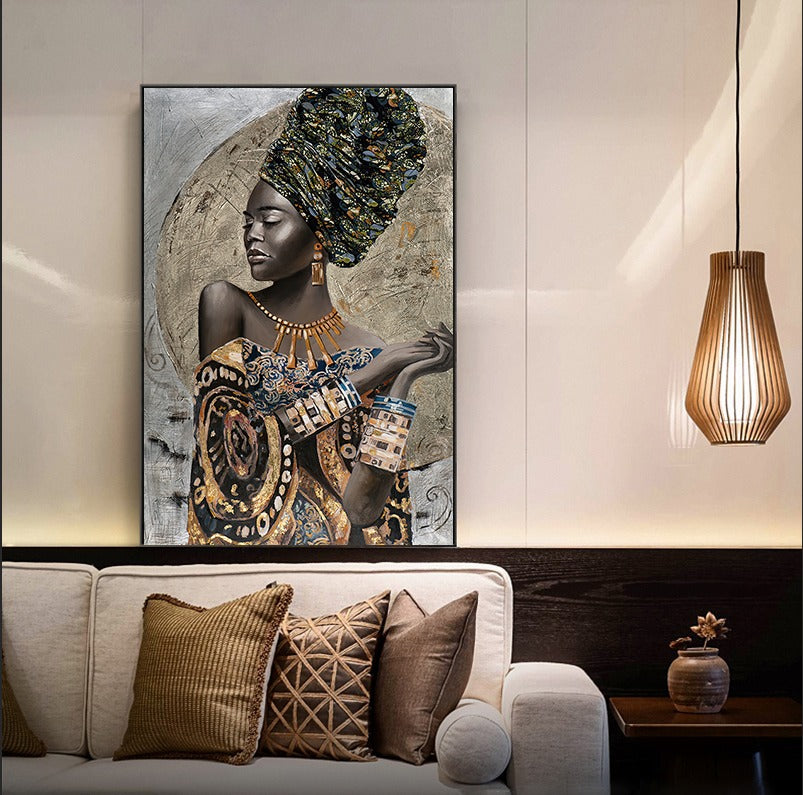 African Woman Canvas print