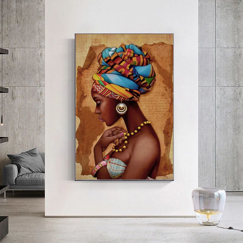 African Woman Canvas print