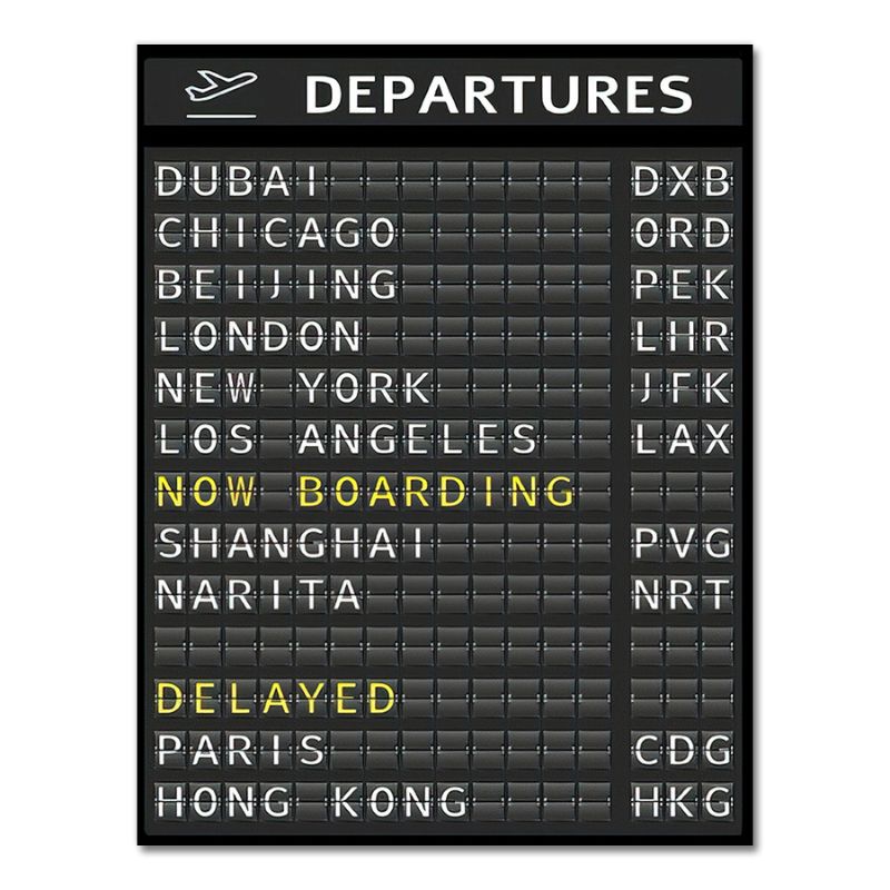 Airport Boarding Canvas print