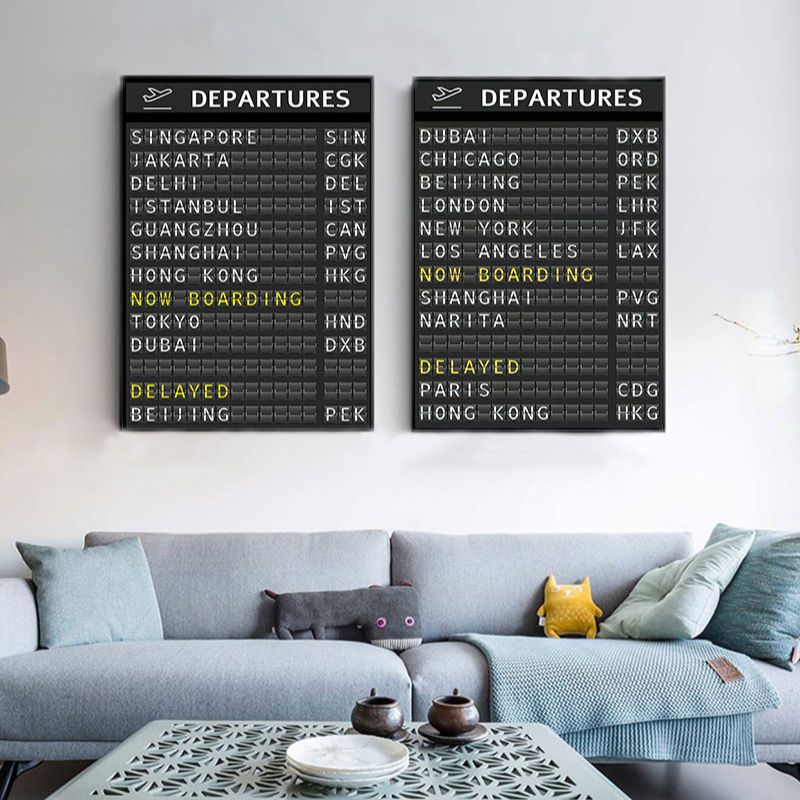 Airport Boarding Canvas print