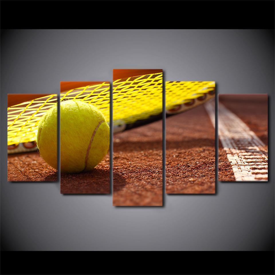 Clay Court Tennis canvas print