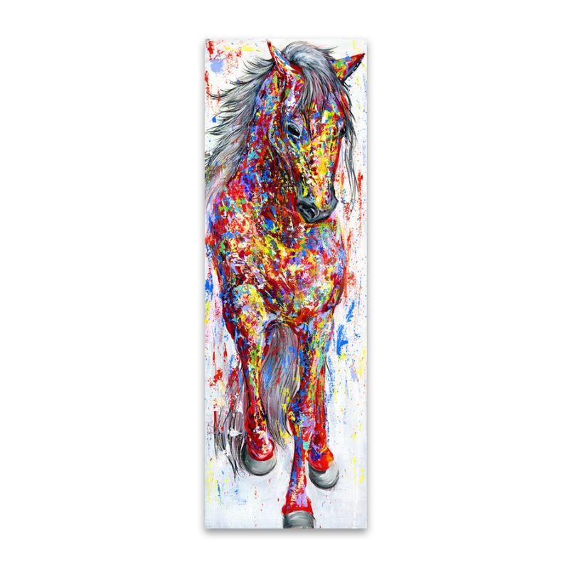Colourful Horse Wall Art Canvas Print