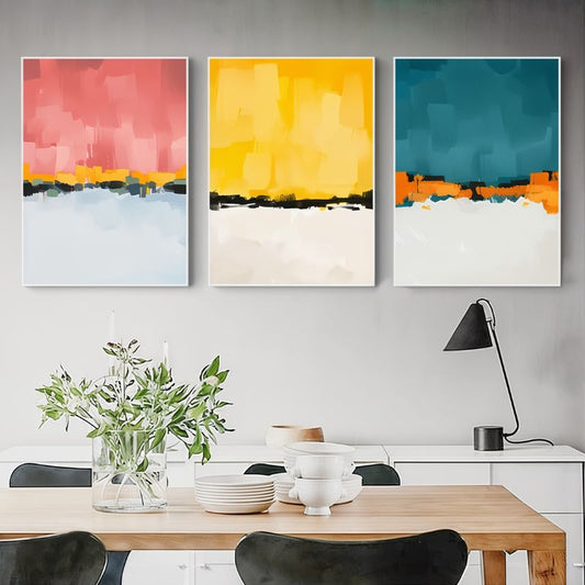 Colourful Minimalist Canvas Print