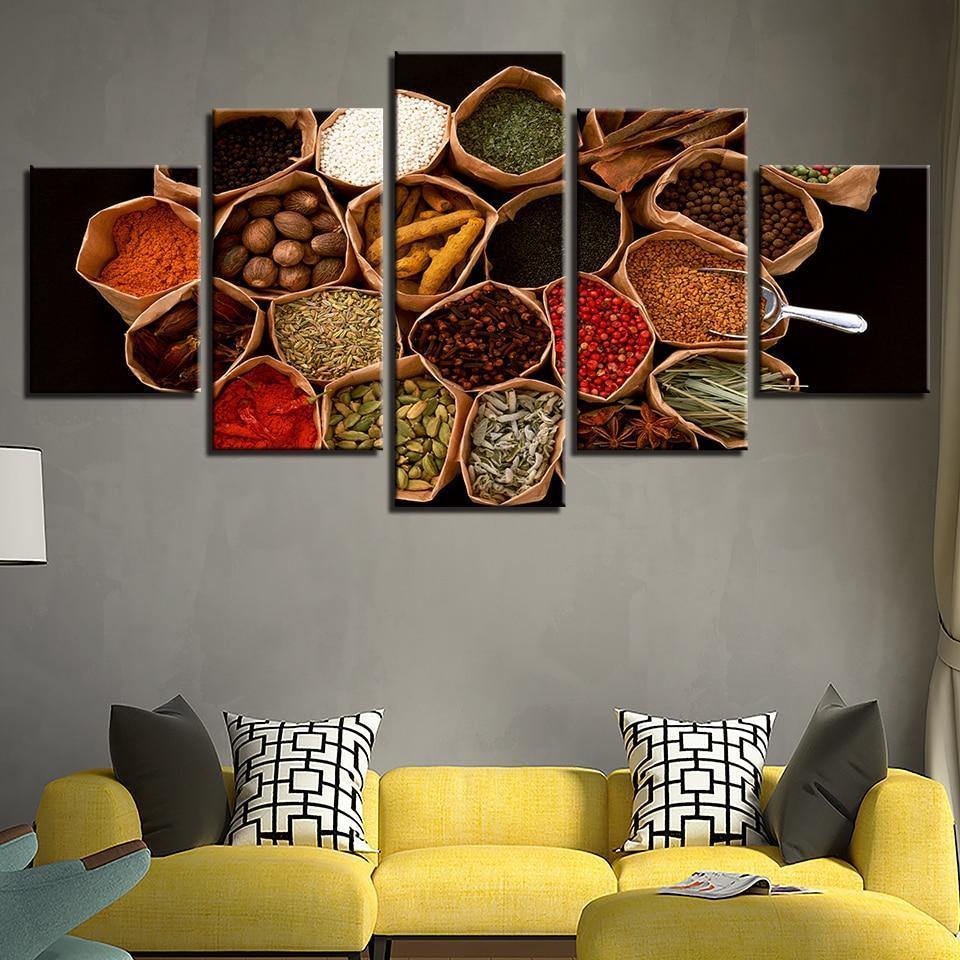 Culinary Herbs canvas print