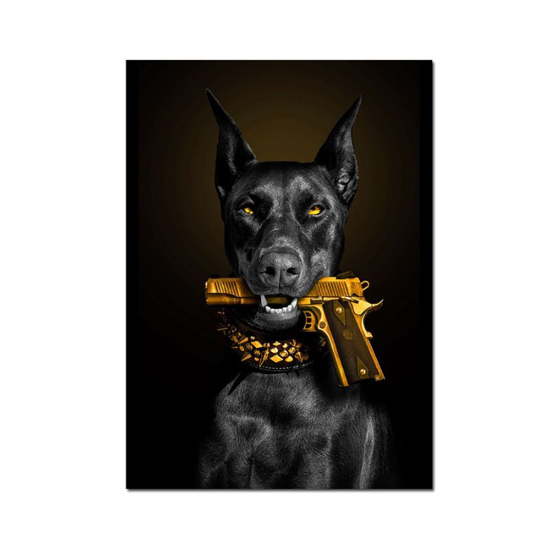 Dobermann Canvas Print