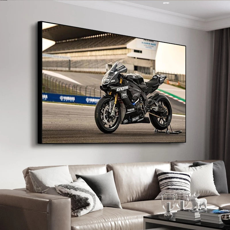 Tableau Yamaha toile