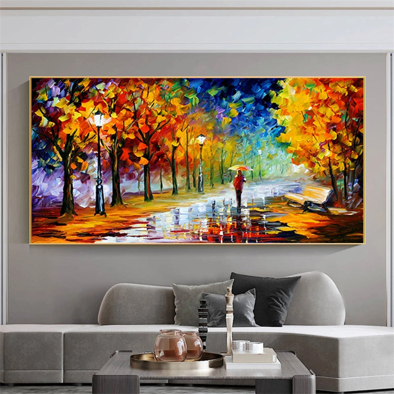 Watercolour Landscapes Wall Art Canvas Print