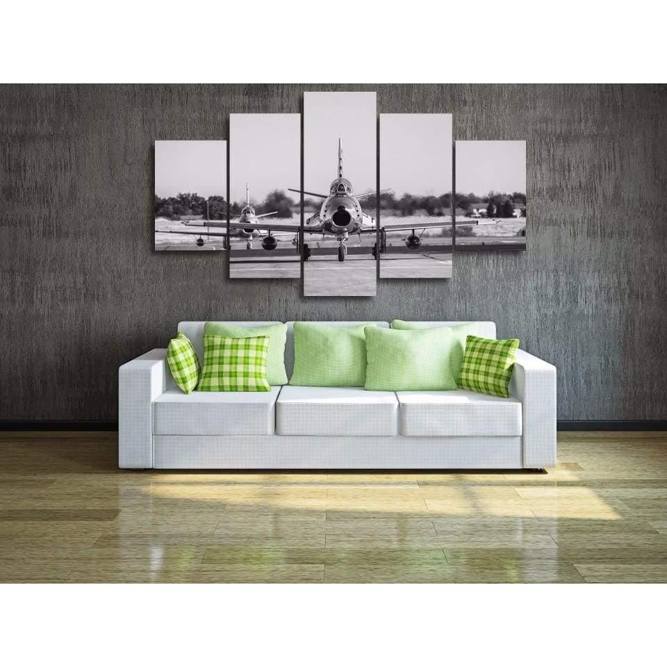 Fighter Jet Taking Off canvas print