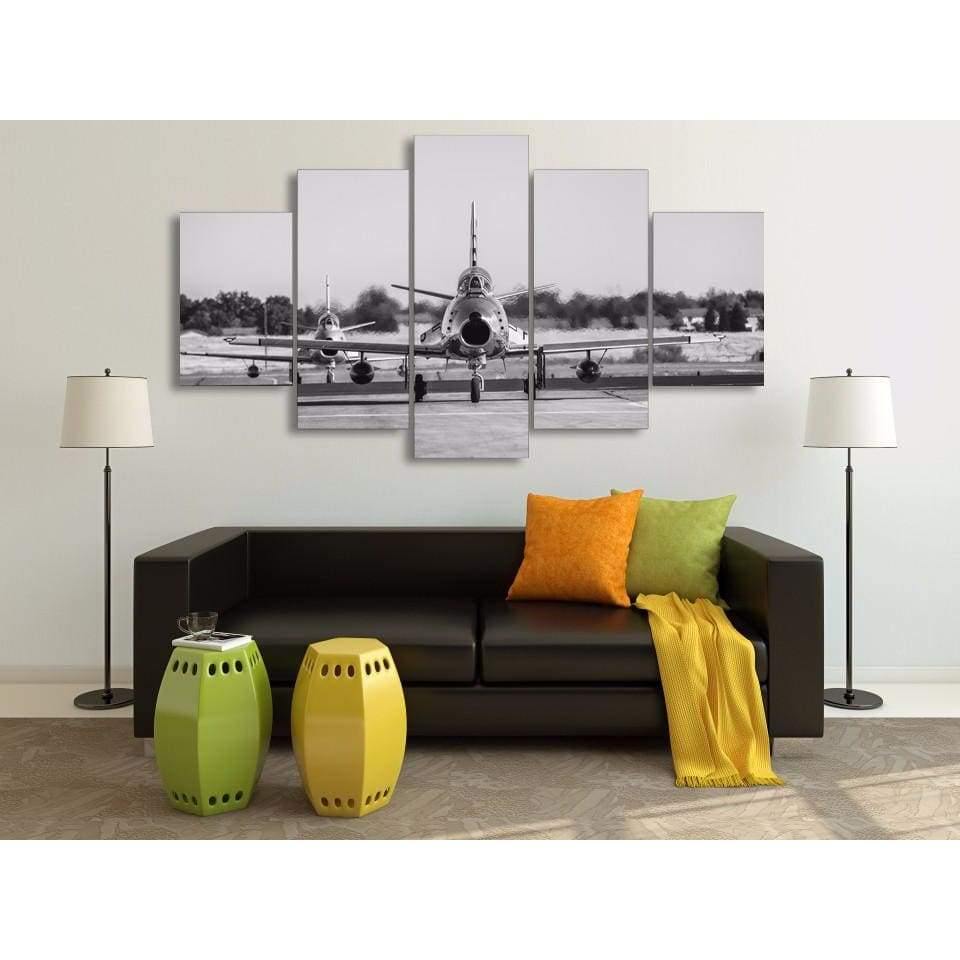 Fighter Jet Taking Off canvas print