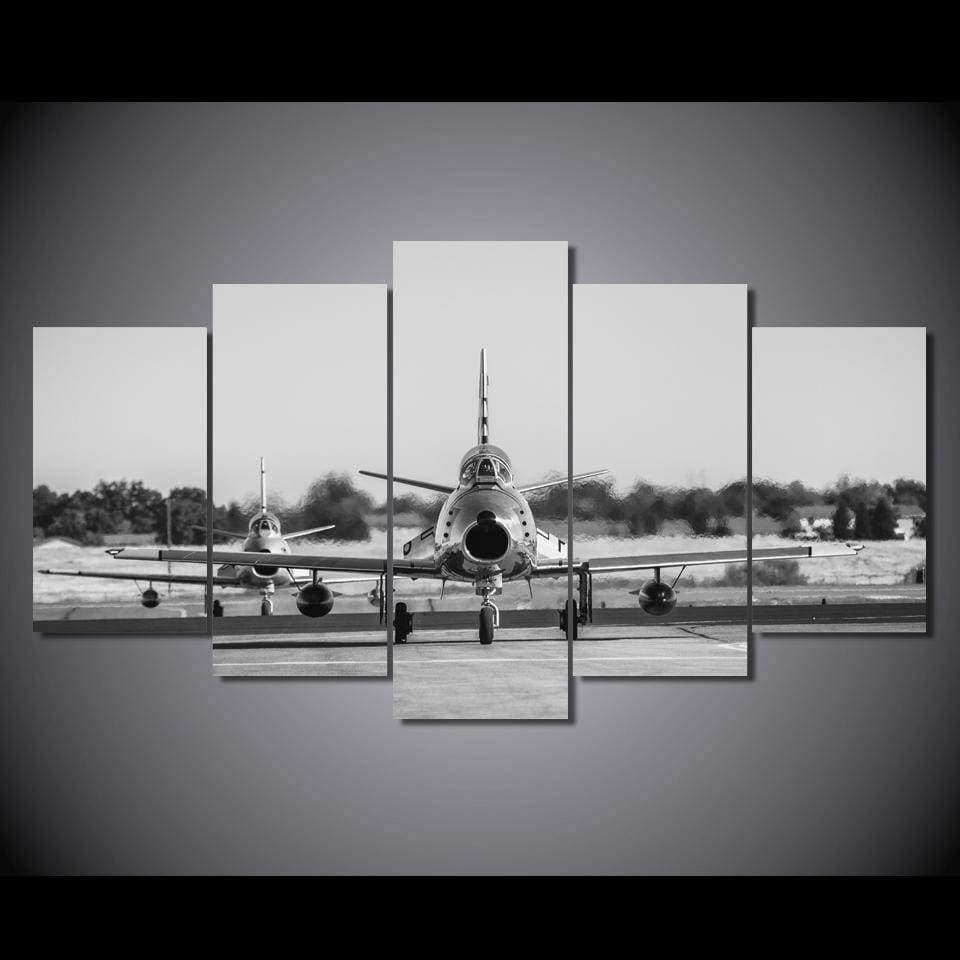 Fighter Jet Taking Off canvas print