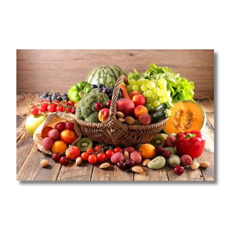 Fruits and Vegetables canvas print