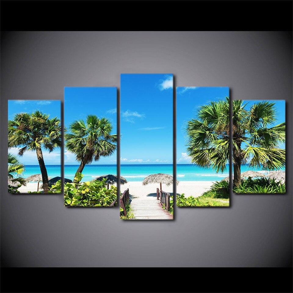 Hotel Beach canvas print