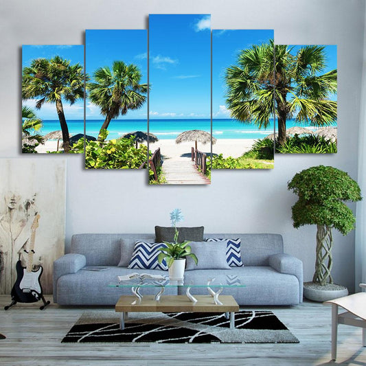 Hotel Beach canvas print