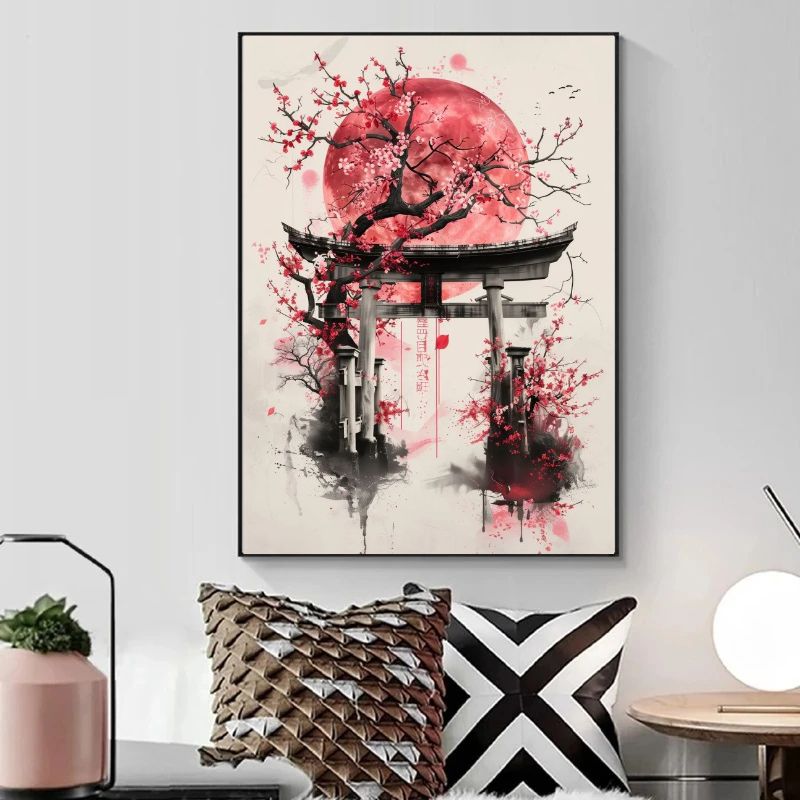 Japanese Torii Wall Art Canvas Print