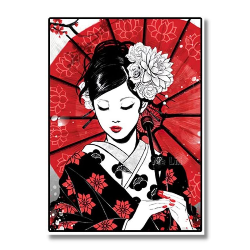 Japanese Woman Canvas print