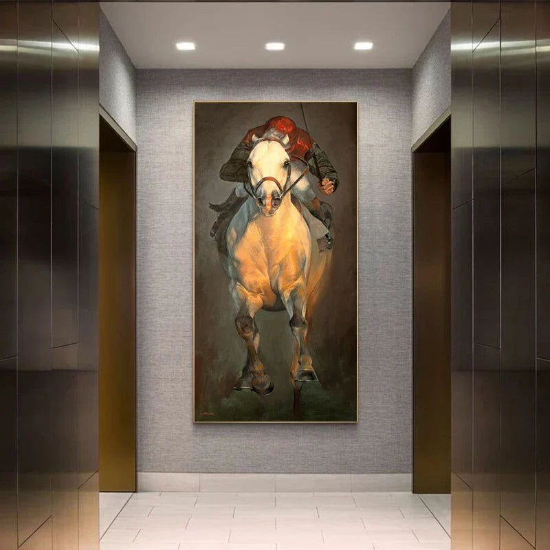 Jockey Wall Art Canvas Print