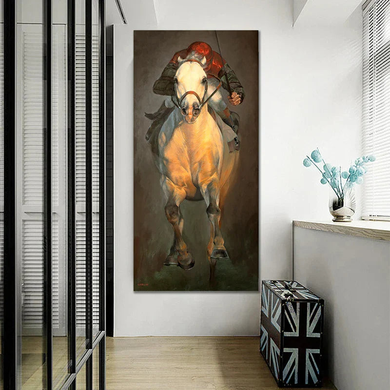 Jockey Wall Art Canvas Print