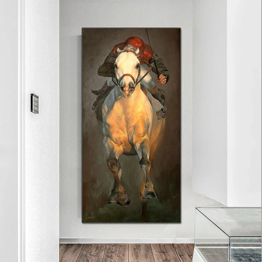 Jockey Wall Art Canvas Print