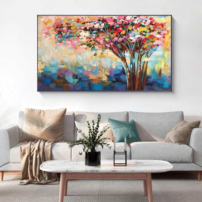 Landscape of Nature Painting Canvas Print