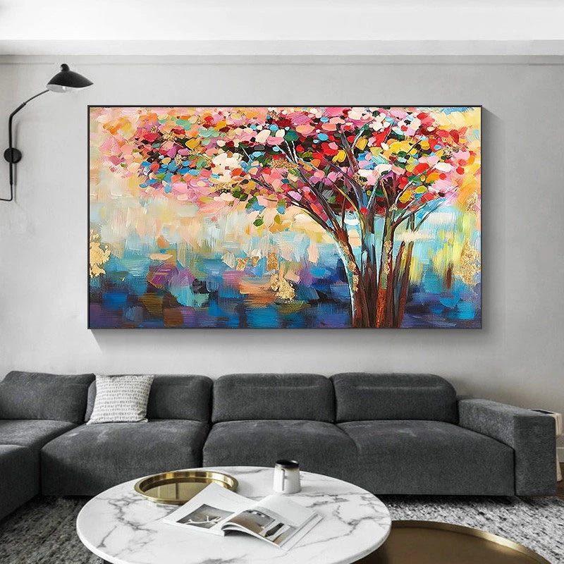 Landscape of Nature Painting Canvas Print