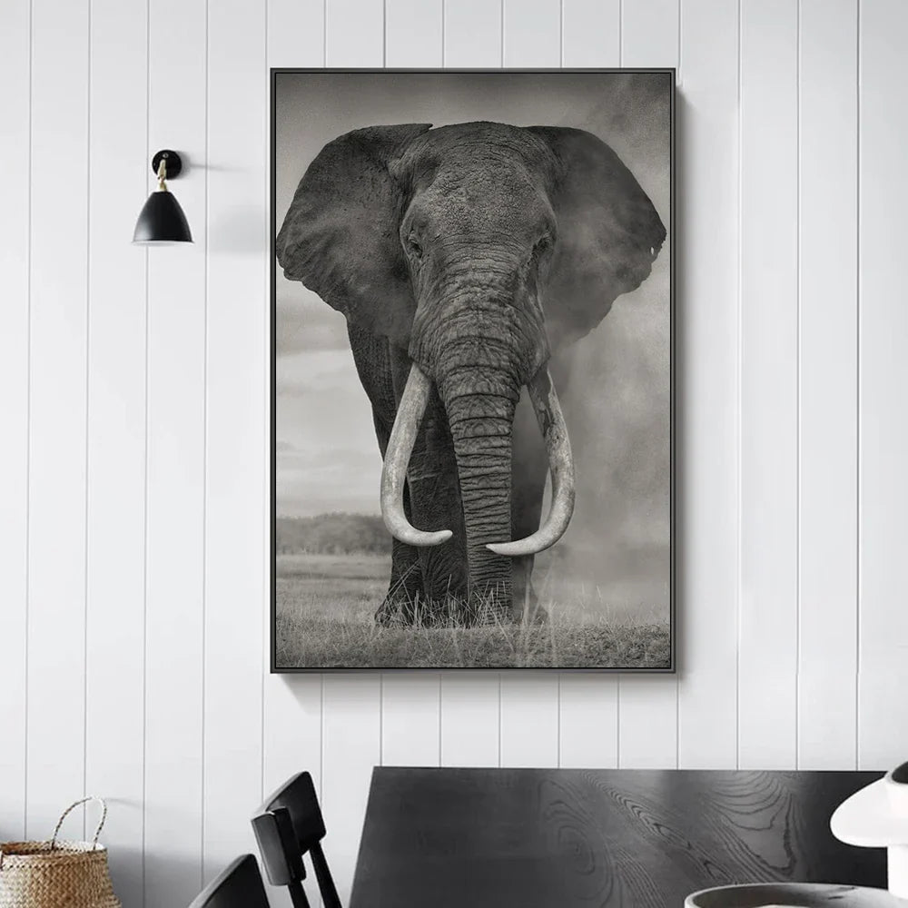 Large Elephant Canvas Print