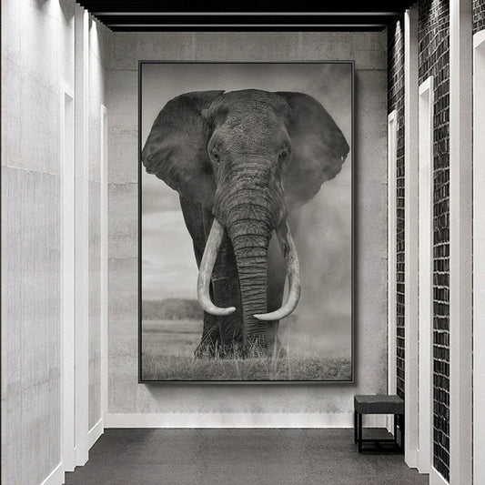 Large Elephant Canvas Print