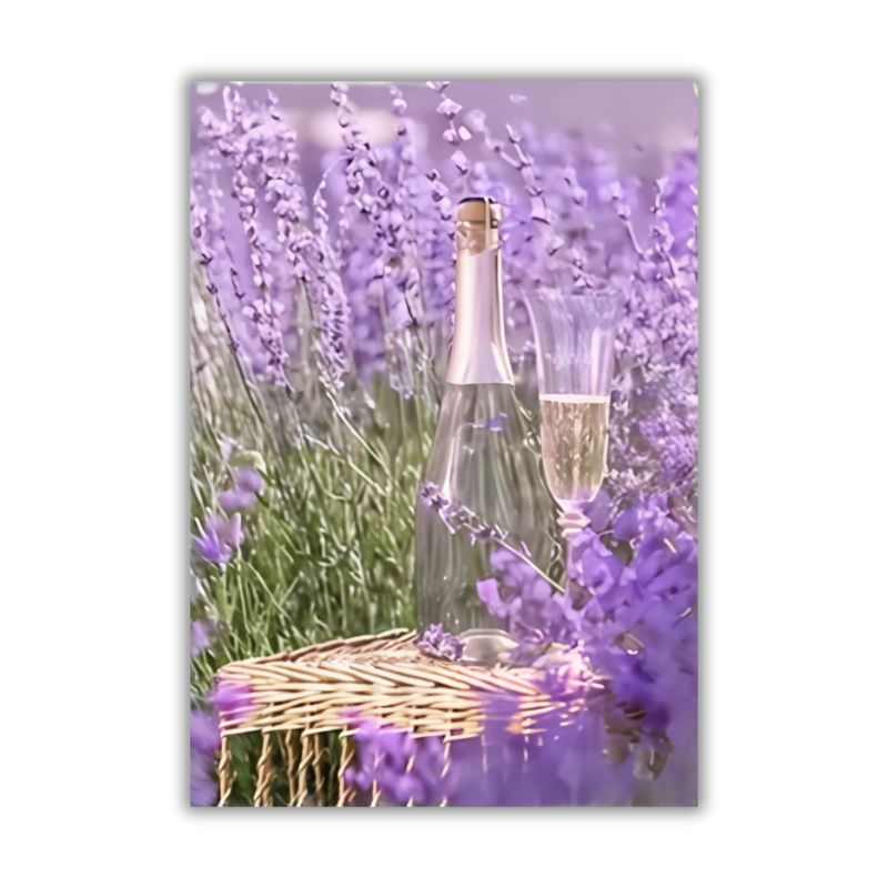 Lavender Wall Art Canvas Print