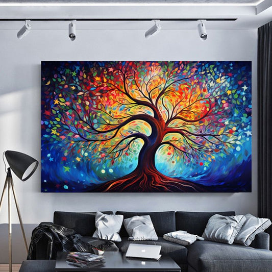 Magical Tree of Life Wall Art Canvas Print