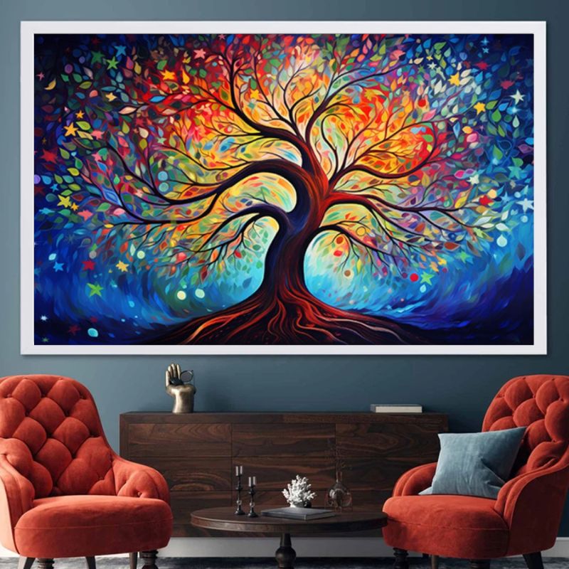 Magical Tree of Life Wall Art Canvas Print